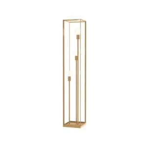 Vloerlamp Tetto - Antiek goud - Metaal