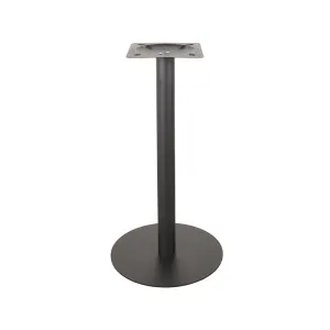 Bartafel Poot - Rond - Zwart - Metaal - 40x40x92