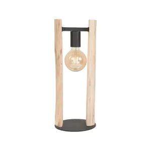 Tafellamp Woody - Rough - Hout