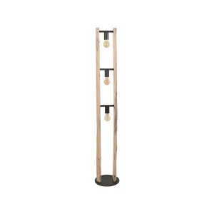 Vloerlamp Woody - Rough - Hout