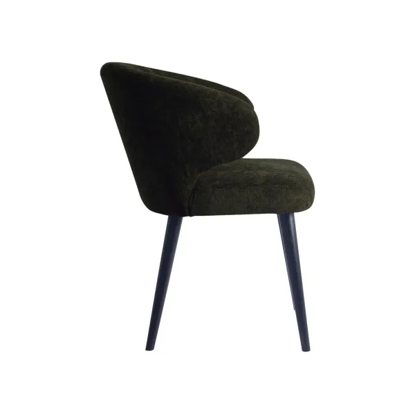 Eetkamerstoel Fiori Structure Velvet Groen