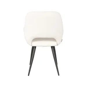 Eetkamerstoel Fer - Ivory - Boucle