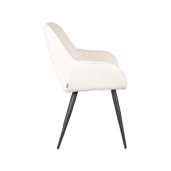 Eetkamerstoel Fer - Ivory - Boucle