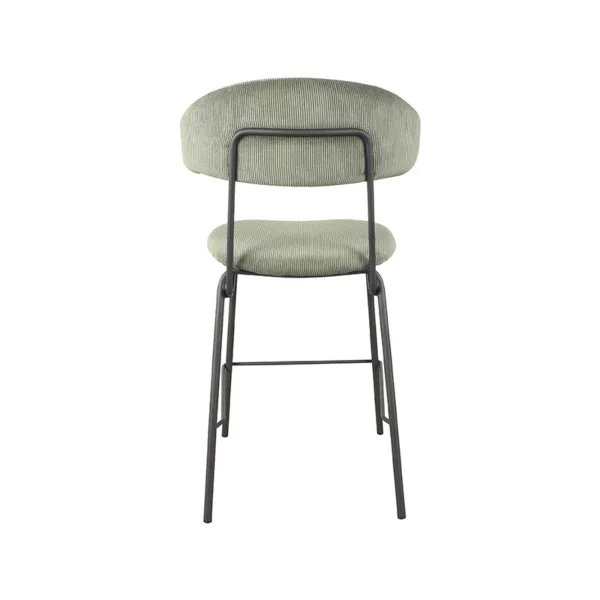 Eetkamerstoel Zack - Army green - Ribcord