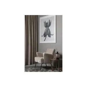 Muse Fauteuil Grof Geweven Stof Naturel