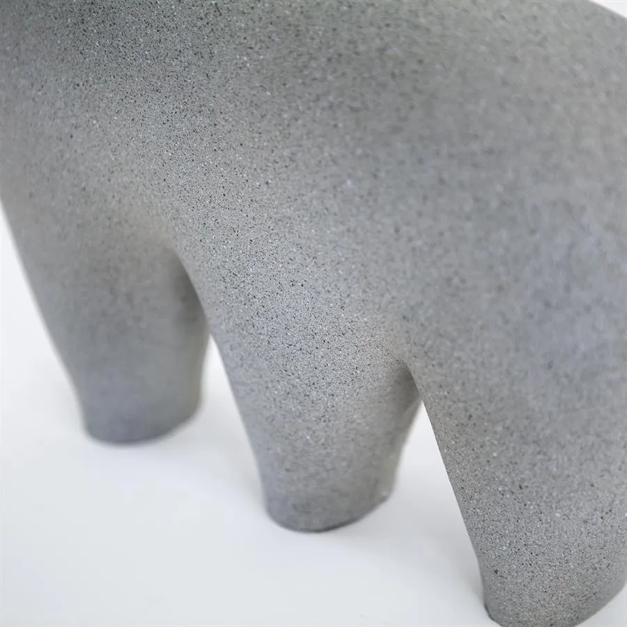 Siervaas Momo medium - grey