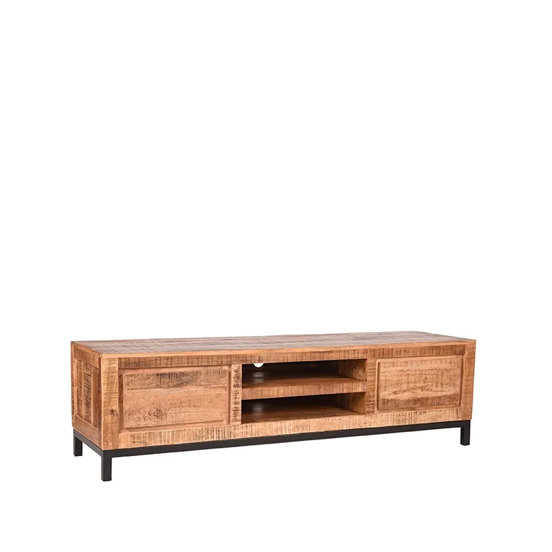 Tv-meubel Ghent - Rough - Mangohout - 160 cm