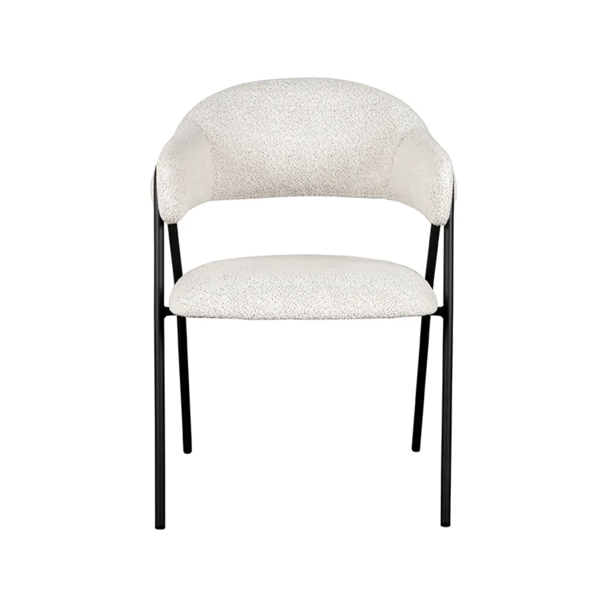 Set V 2 - Eetkamerstoel Lowen - Ivory - Boucle