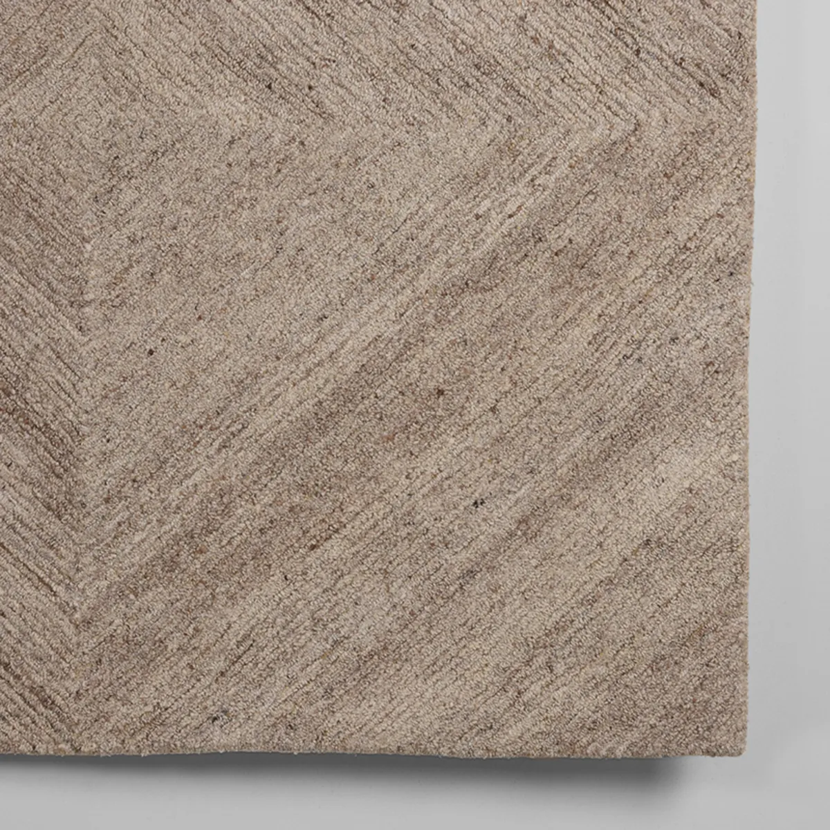 Vloerkleden Blendy - Taupe - Wol