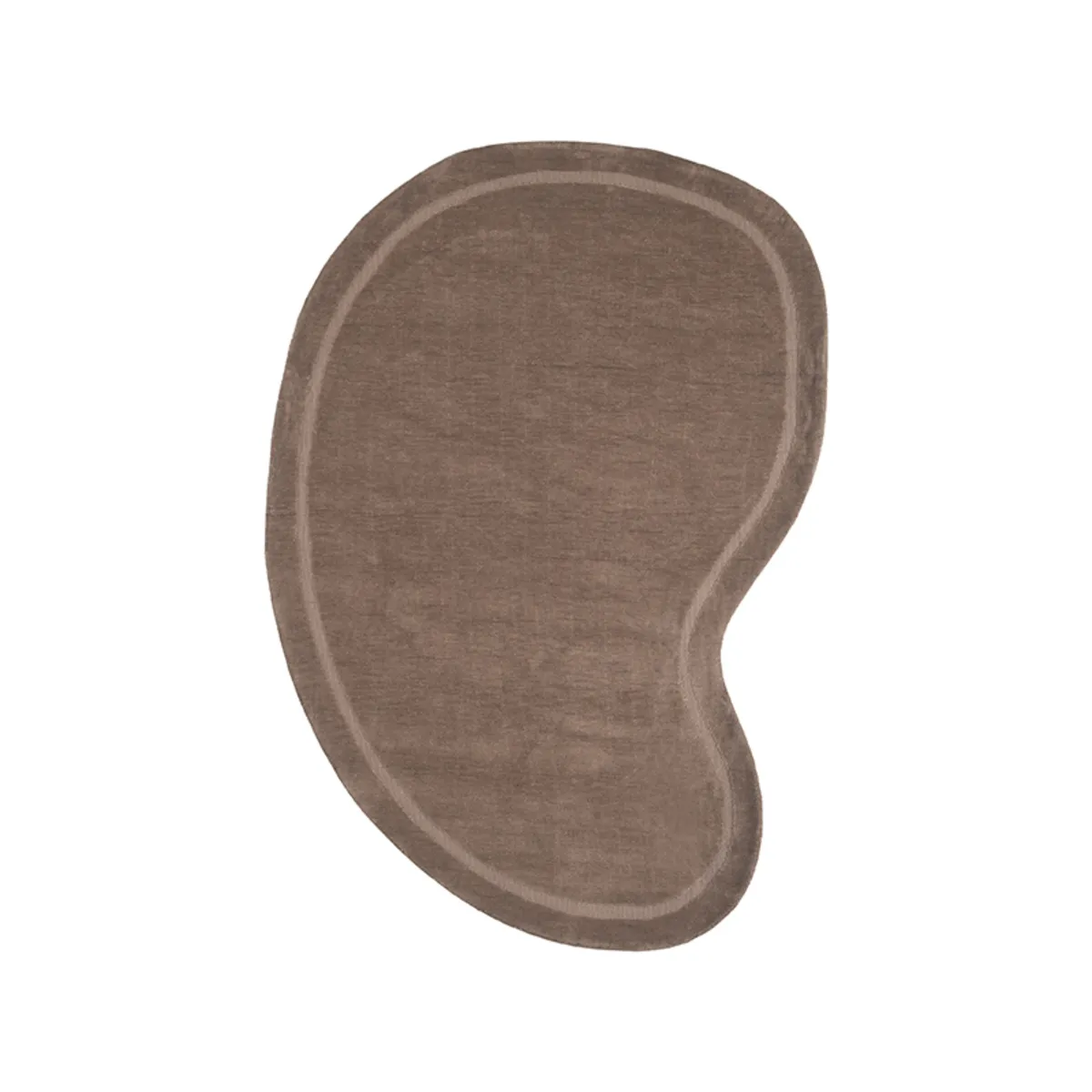 Vloerkleden Mody - Taupe - Synthetisch - 160x230 cm