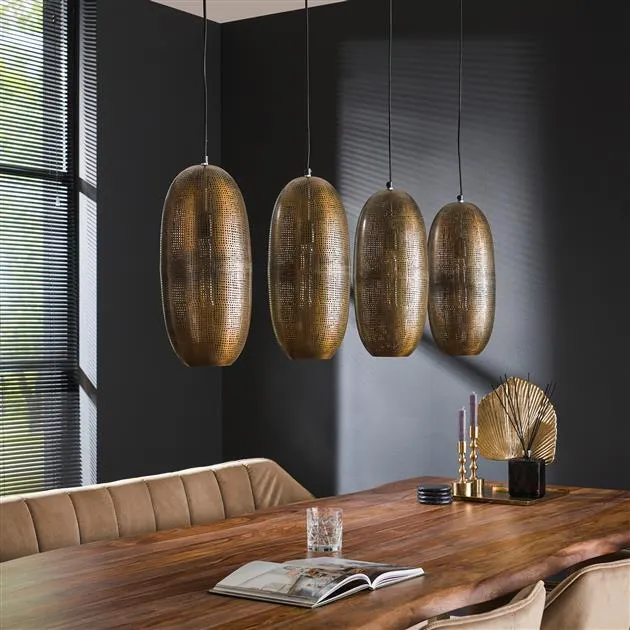 Hanglamp 3L cosmic / Brons antiek