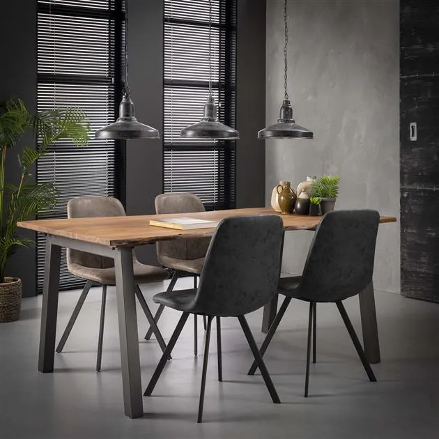 Eetkamertafel 180 edge 25mm / Massief acacia naturel