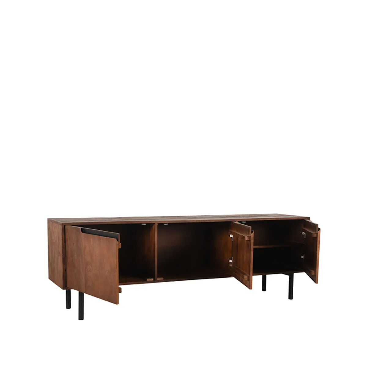 Tv-meubel Rio - Espresso - Mangohout - 180 cm