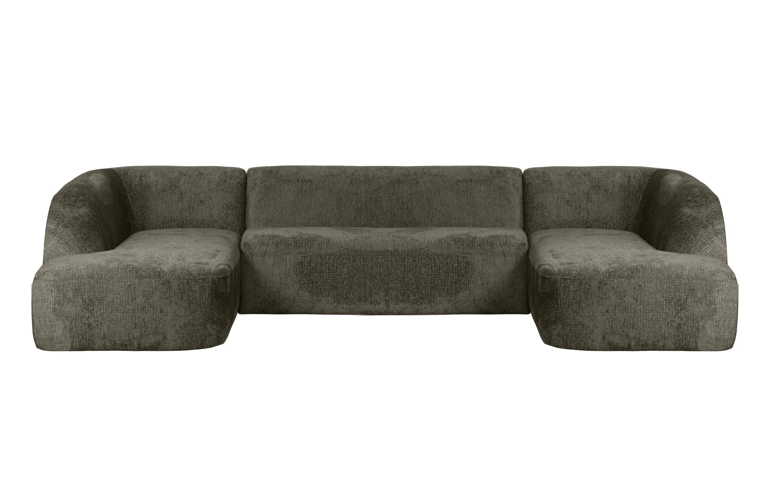Sloping U-vorm Bank Structure Velvet Frost