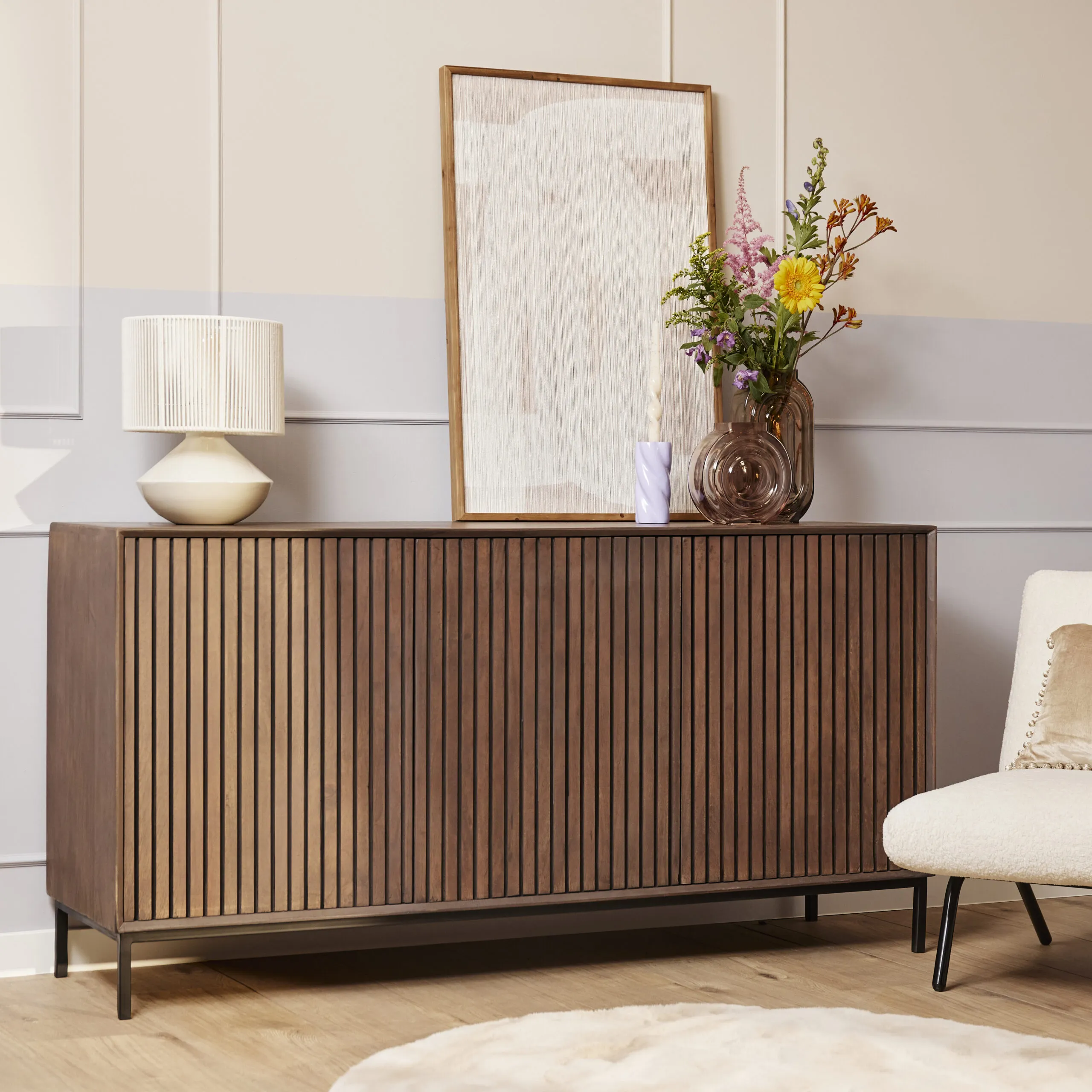 Dressoir Madison Walnoot  165 cm