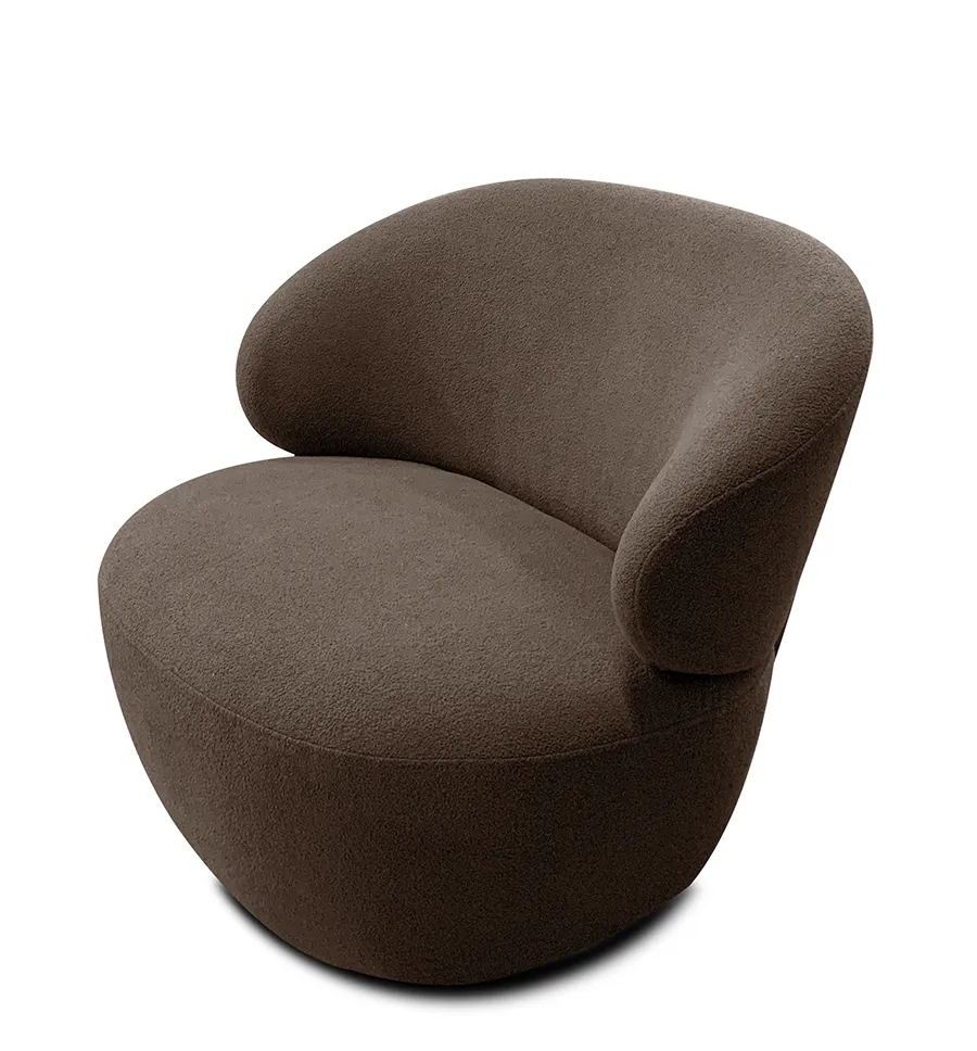 Fauteuil Toon Bouclé Taupe