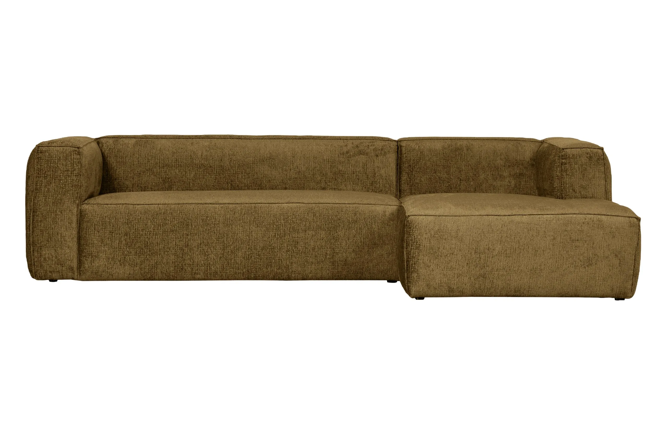 Bean Hoekbank Rechts Structure Velvet Spices