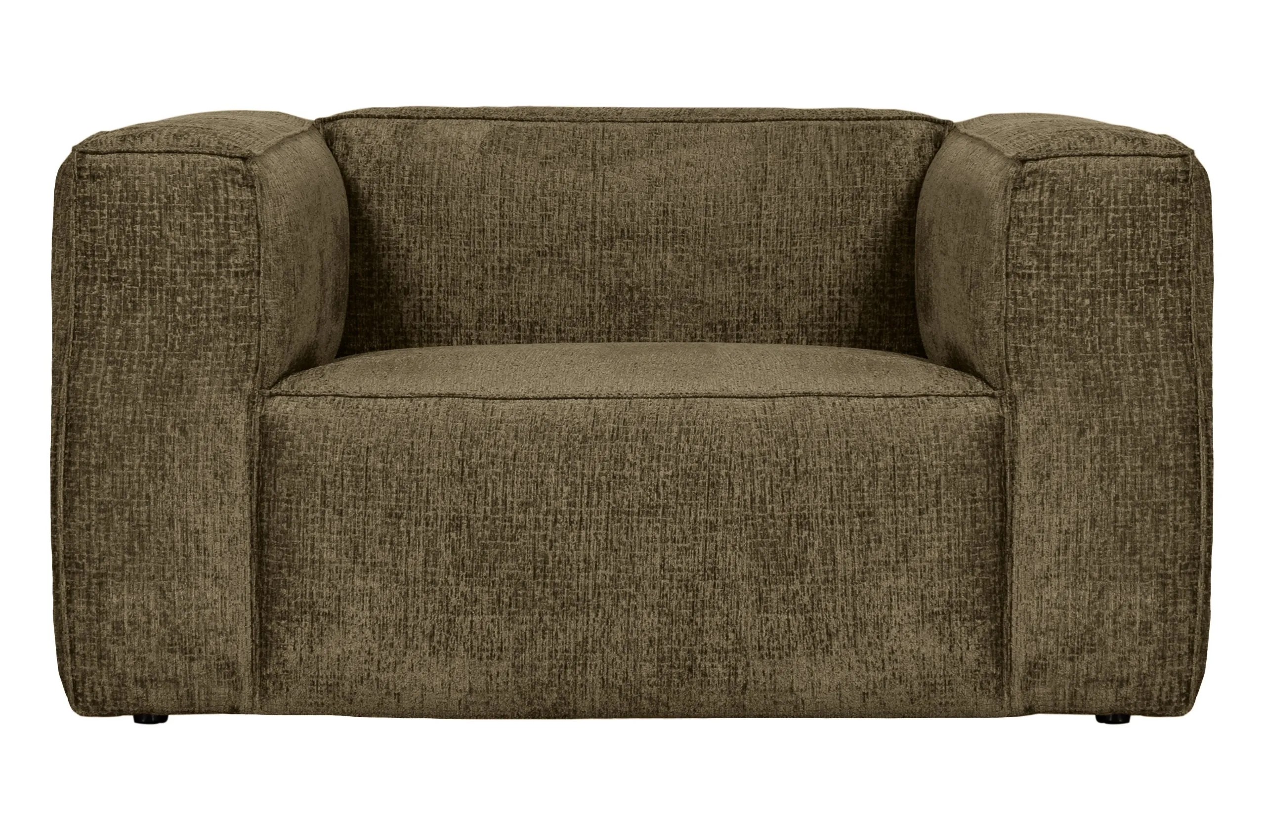 Bean Fauteuil Structure Velvet Moss
