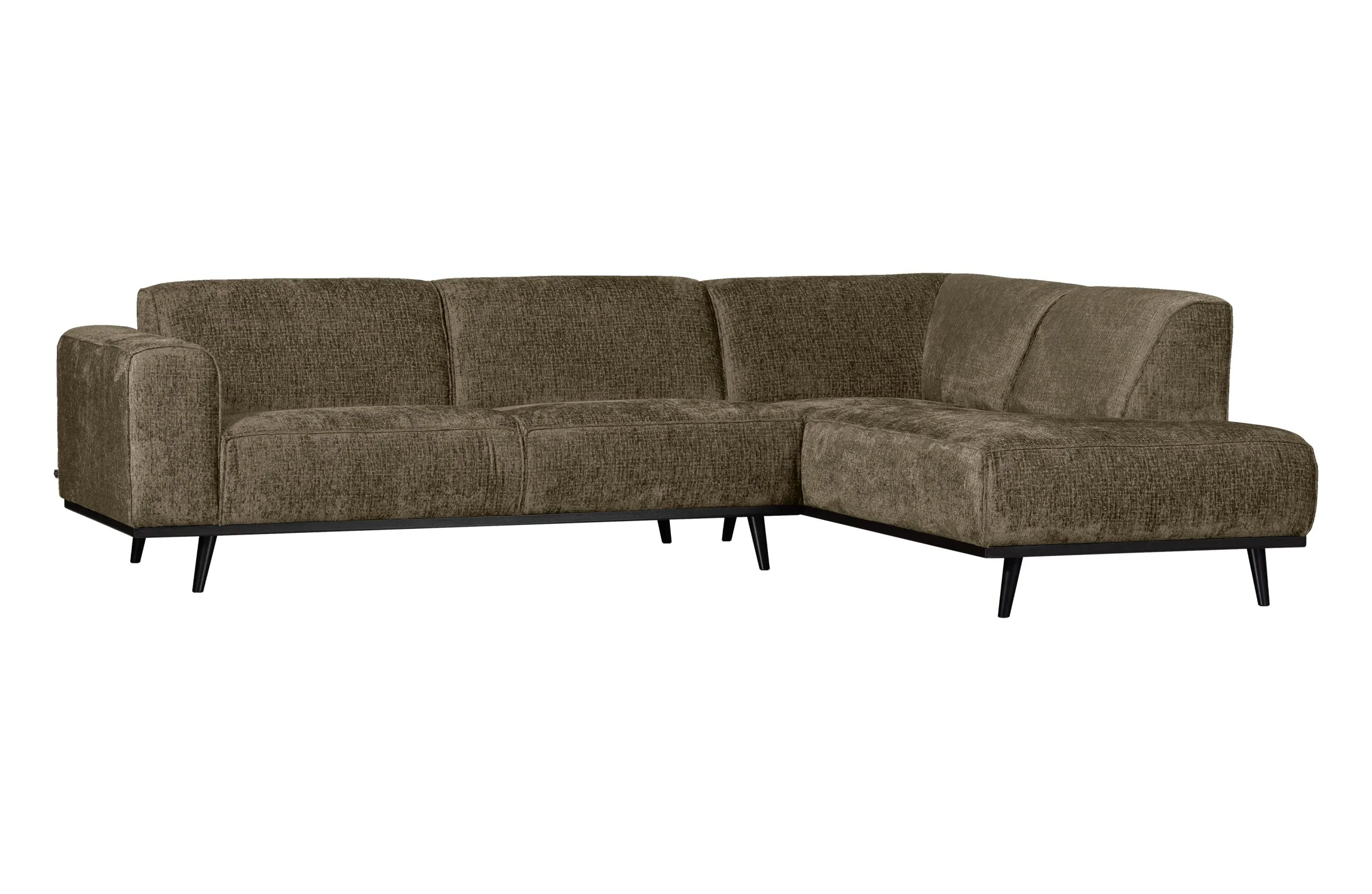 Statement Hoekbank Rechts Structure Velvet Bonsai