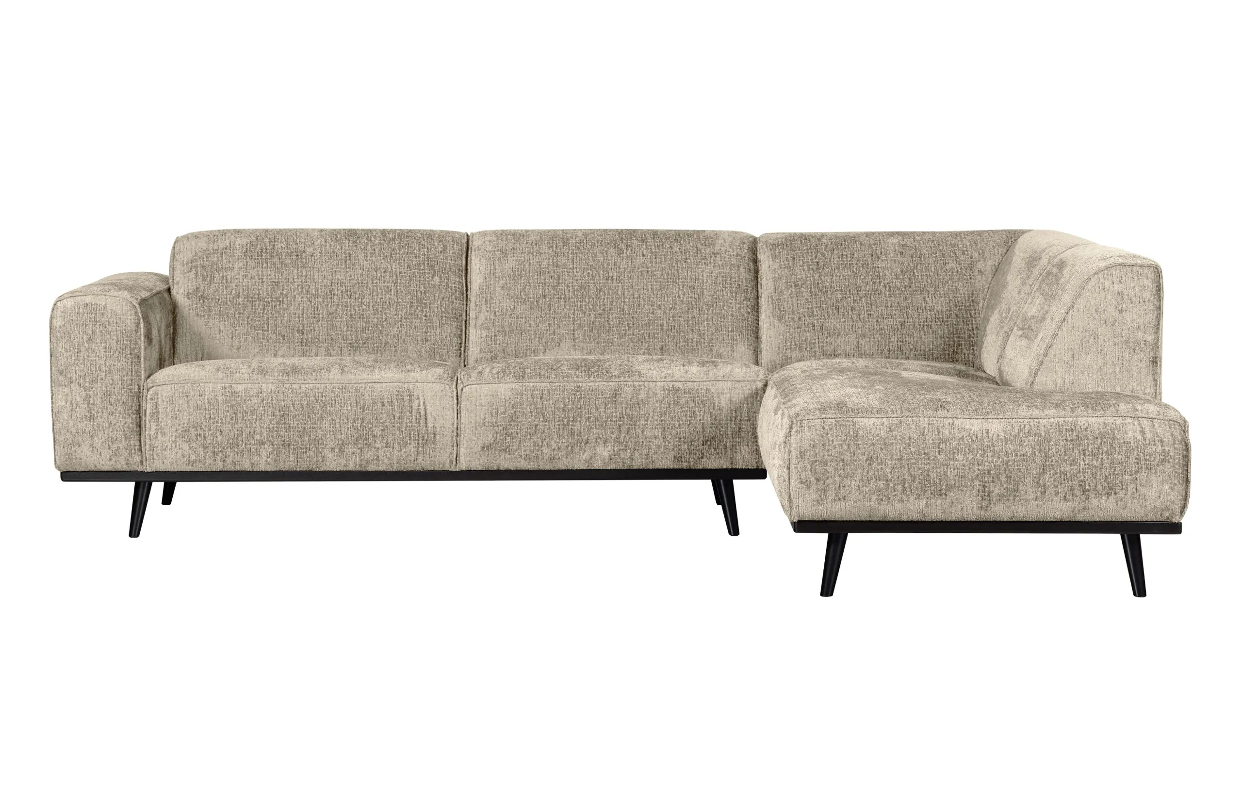 Statement Hoekbank Rechts Structure Velvet Wheatfield