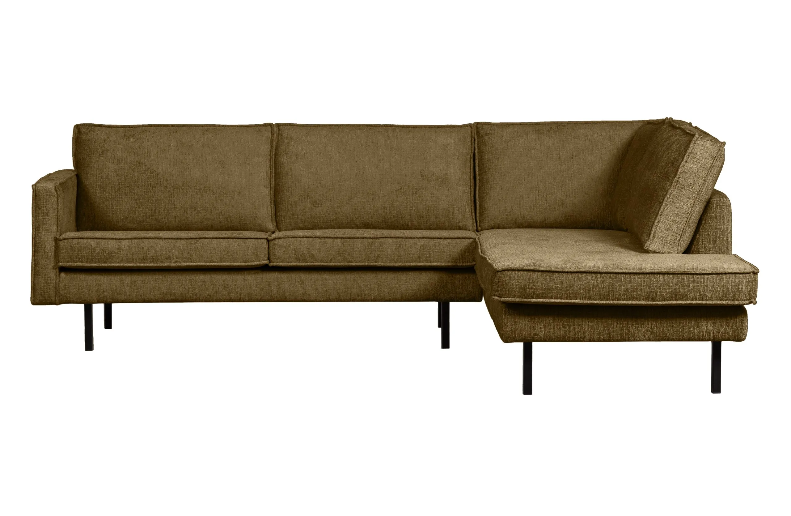 Rodeo Hoekbank Rechts Structure Velvet Brass