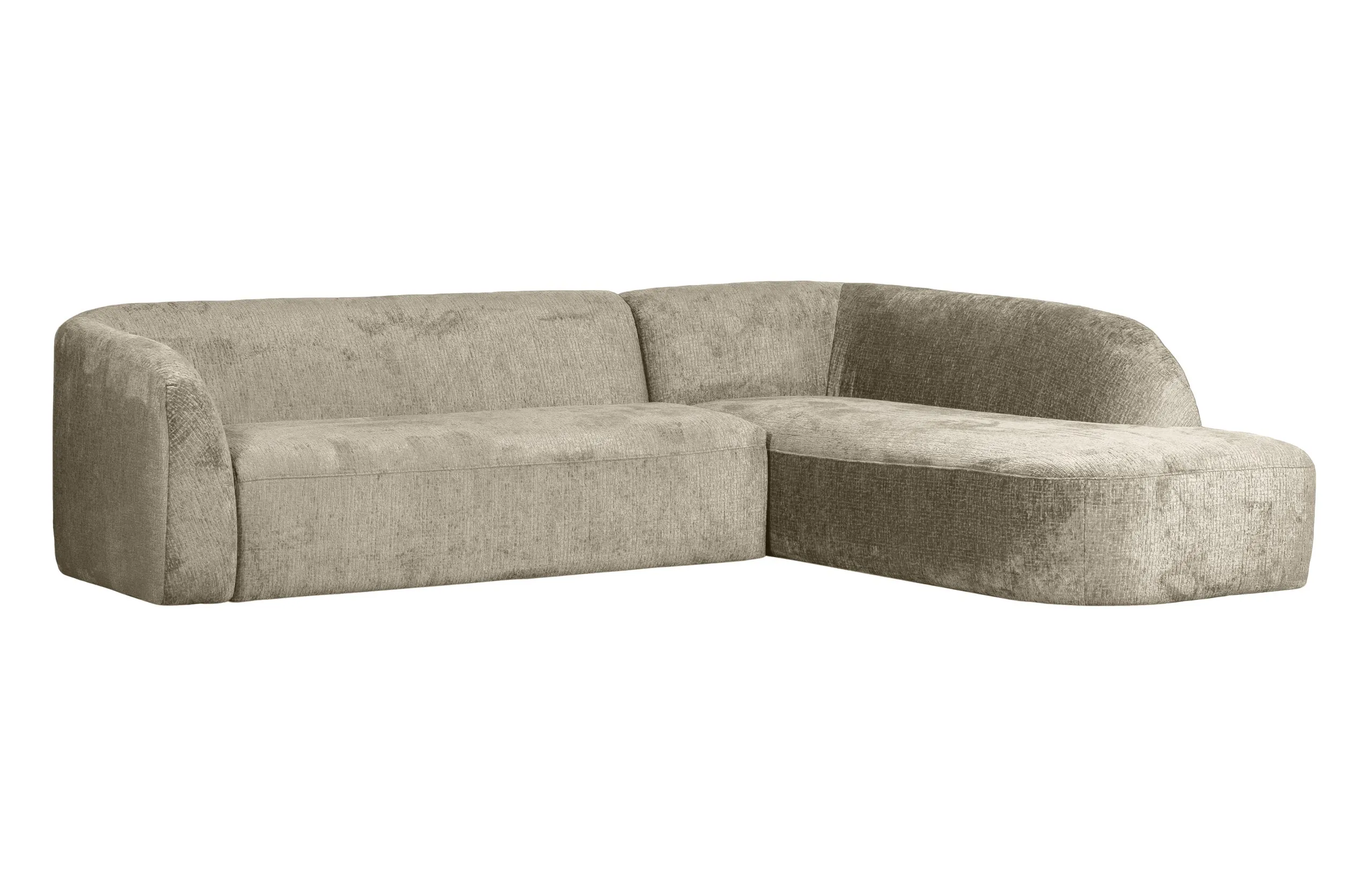 Sloping Hoekbank Rechts Structure Velvet Wheatfield