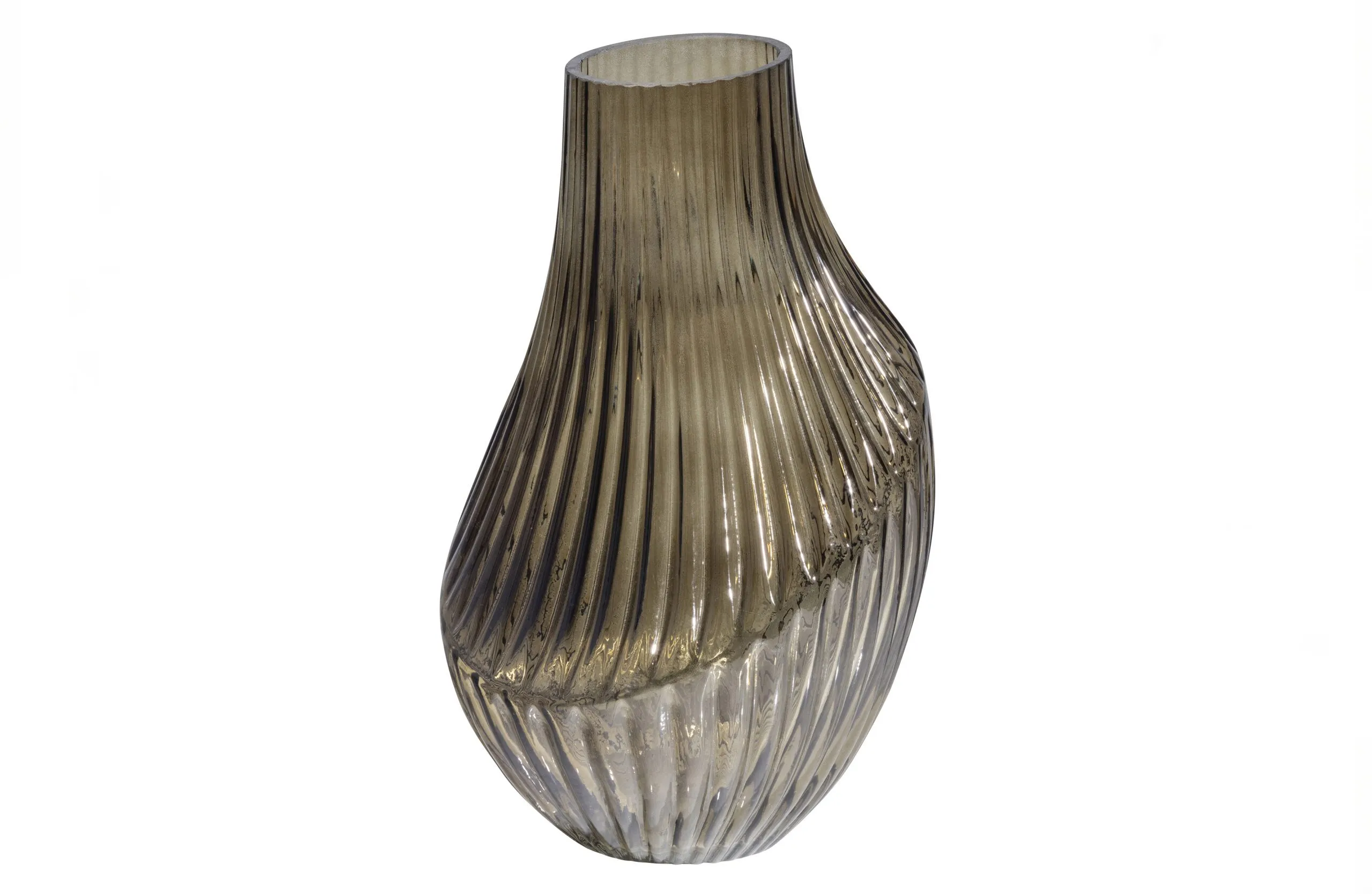 Toot Vaas Glas Smoke 25xØ15cm