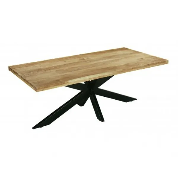 Eettafel Carleon Spider 200 Mango Warm Brown