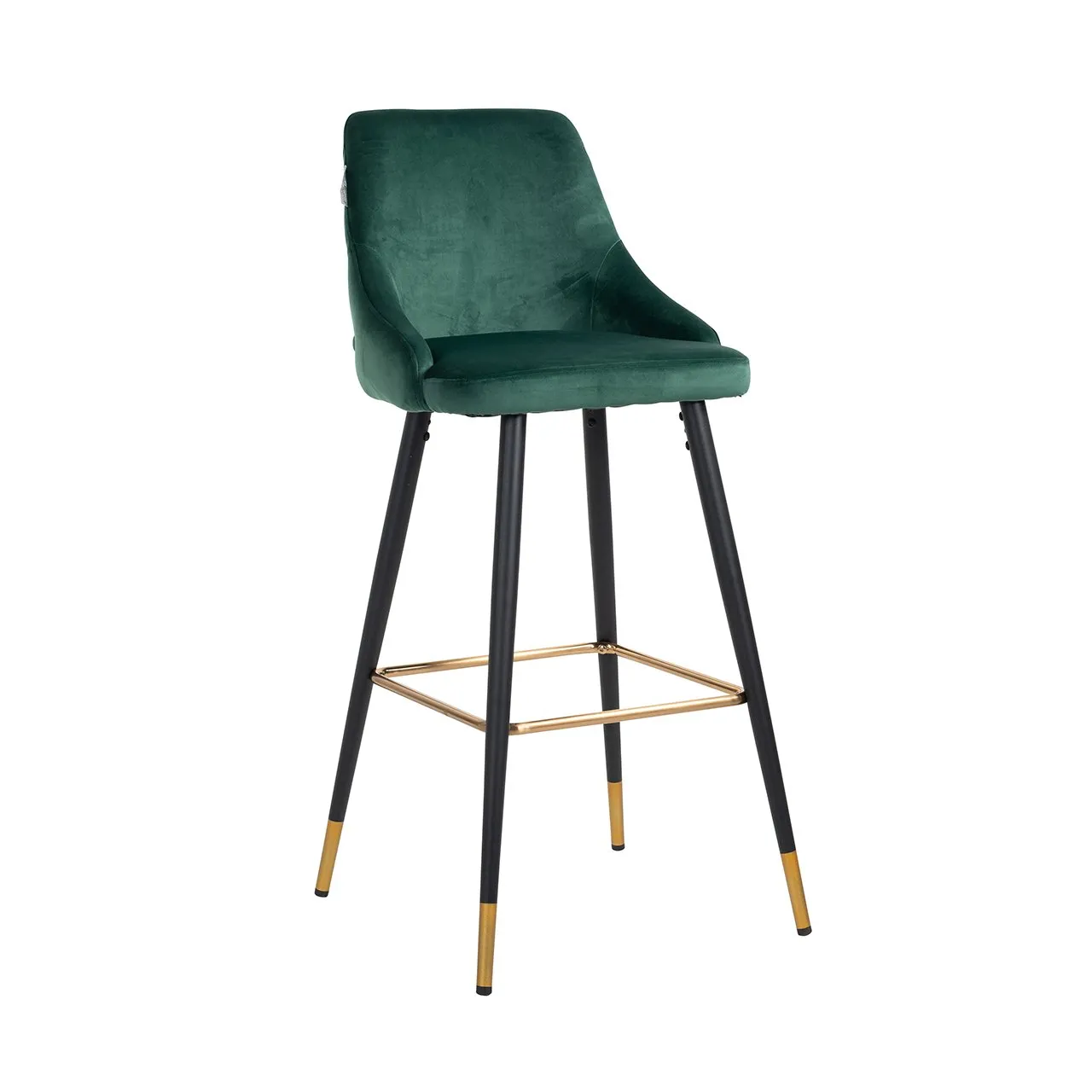 Barstoel Imani green velvet (Quartz Green 501)