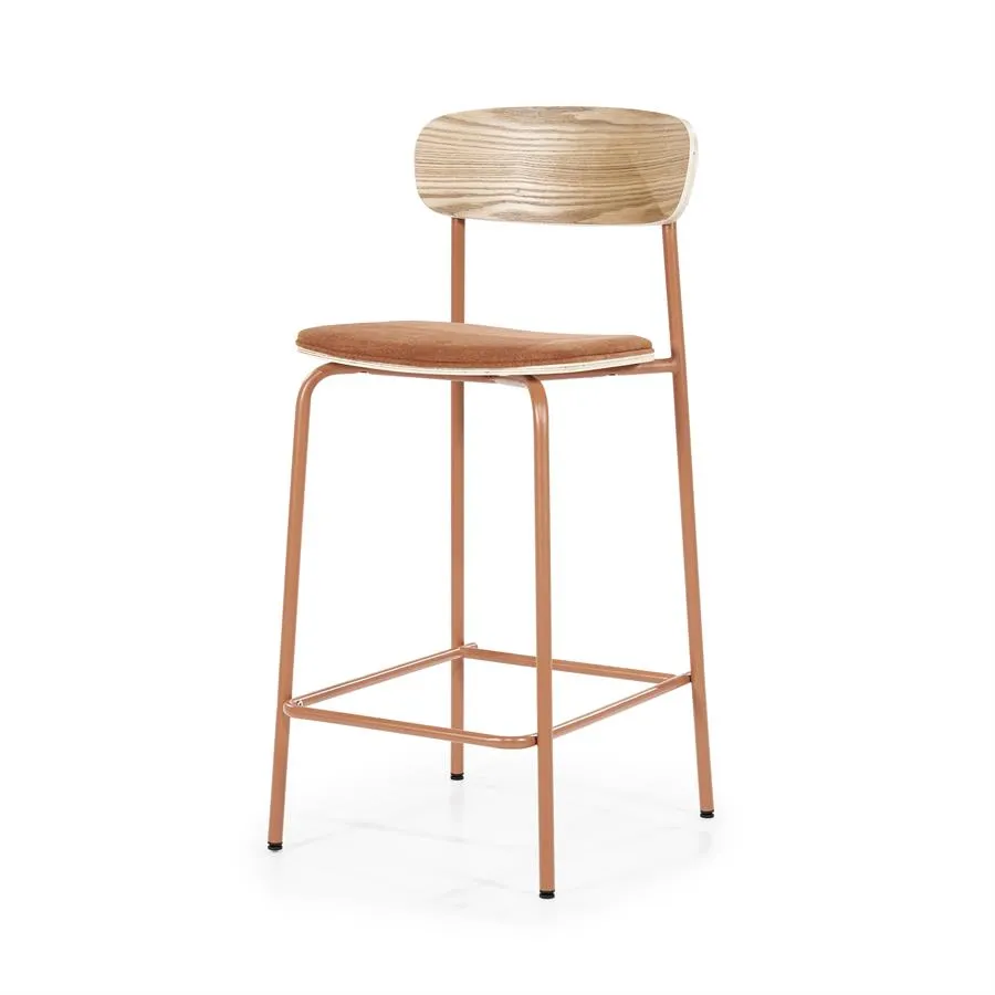 Barstool Skola - terracotta