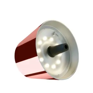 Flesverlichting op batterijen, roségoud