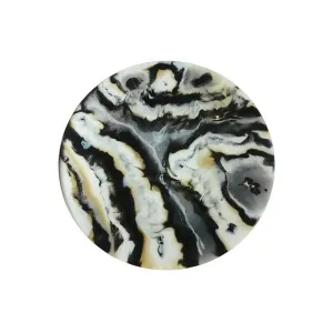 Schilderij rond Marble L 75cm