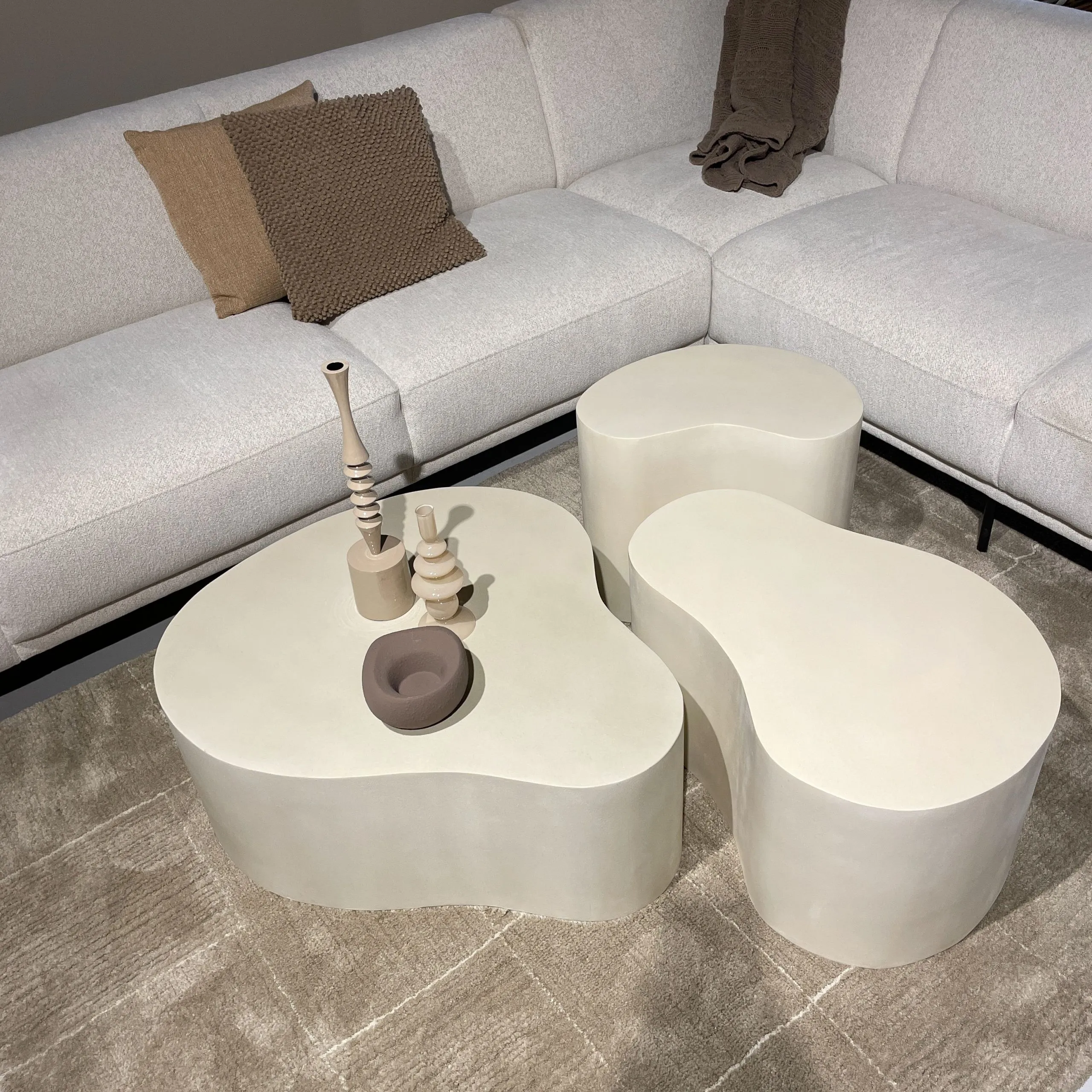 Brix Salontafel Organic Sandy 50cm