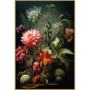 Schilderij Modern still II - Frame BL Gold