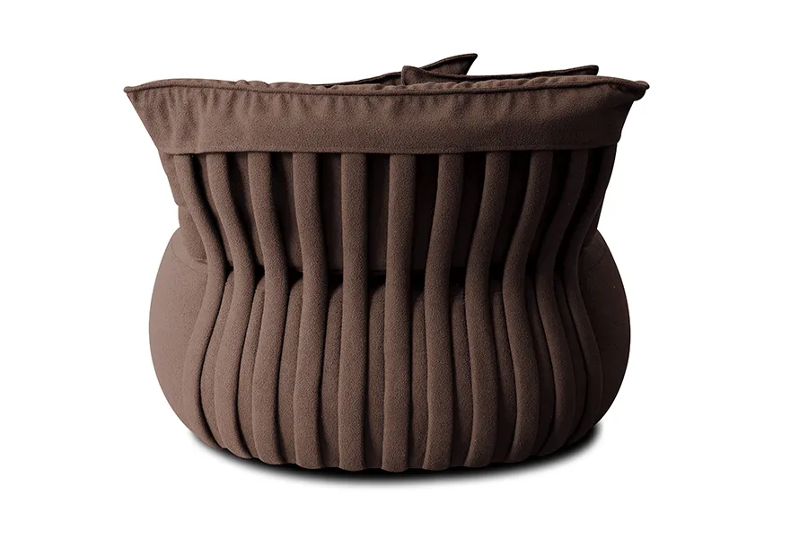 Fauteuil Robby Bouclé Bruin