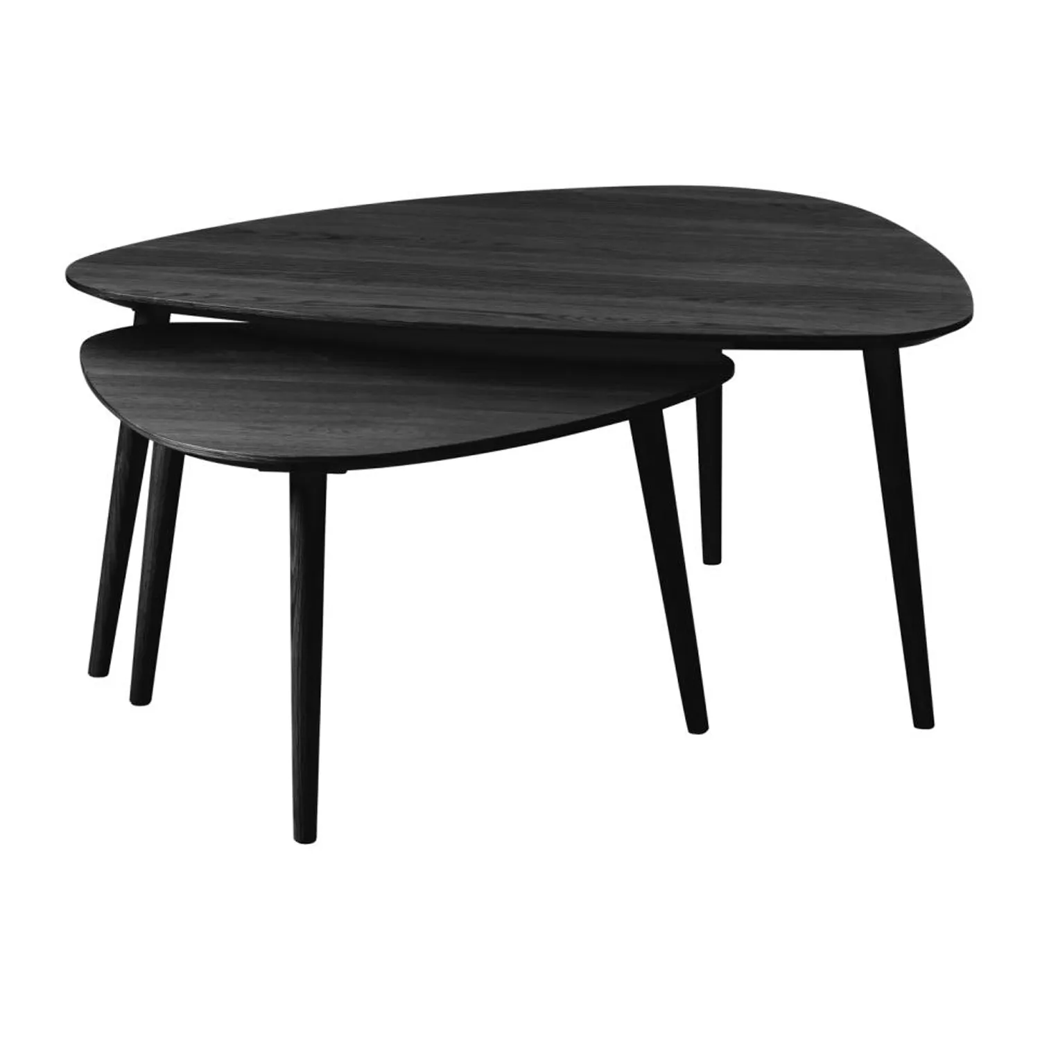 Salontafelset Adda Triangle Zwart