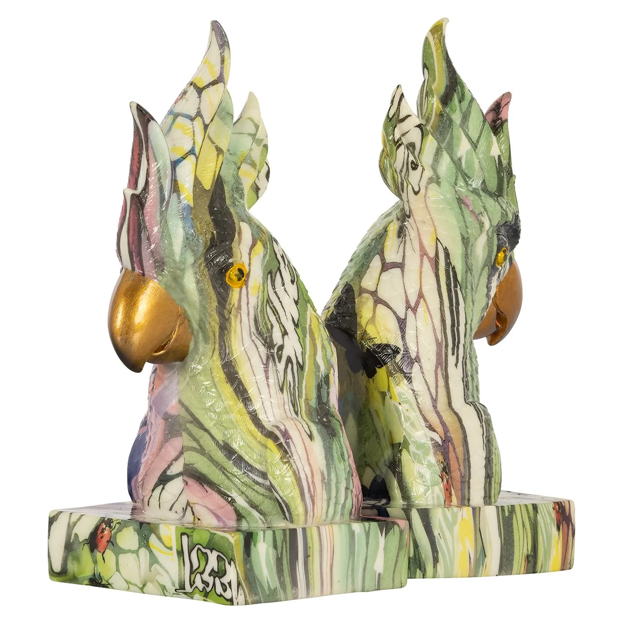 Boekenstandaard Parrot multi colors ()