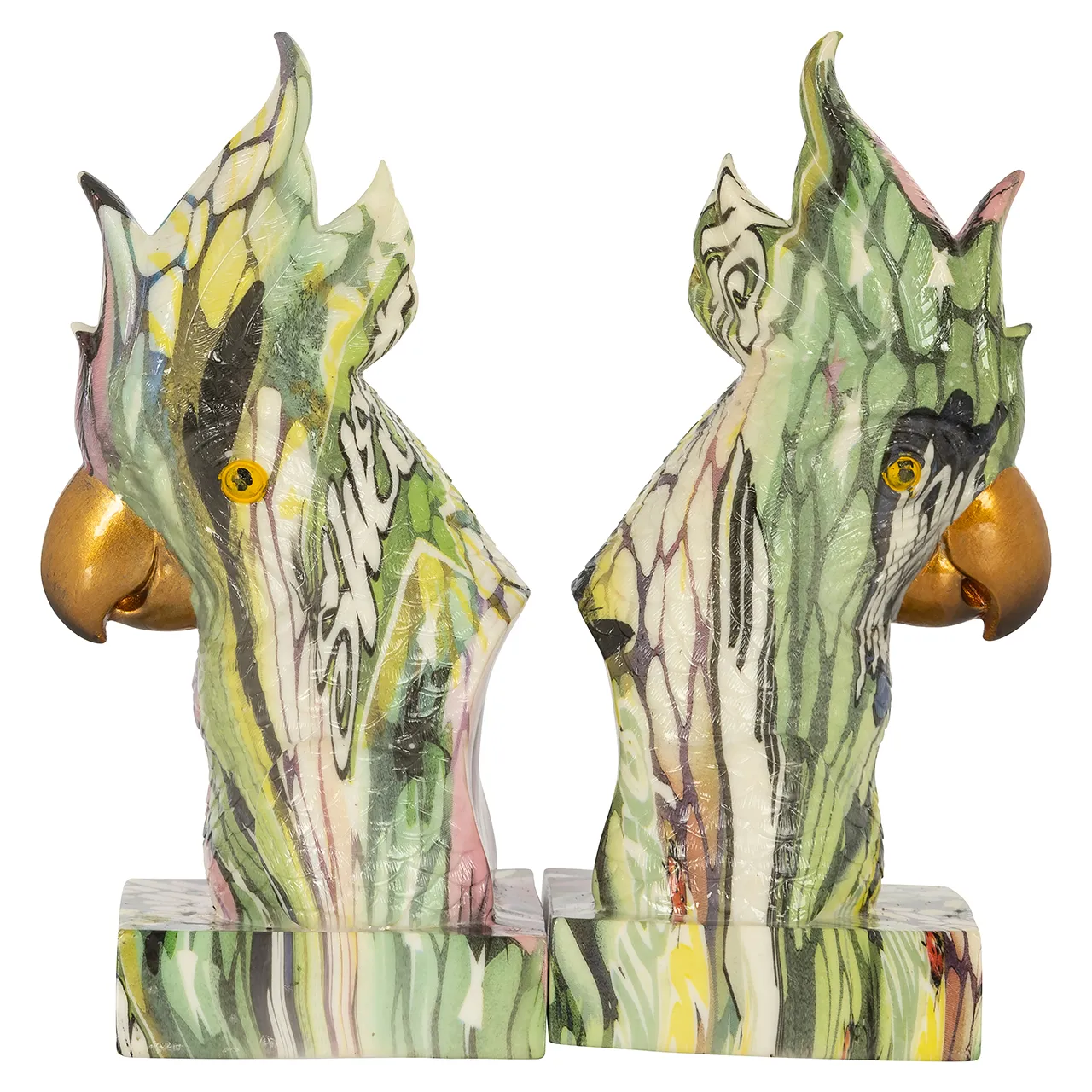 Boekenstandaard Parrot multi colors ()