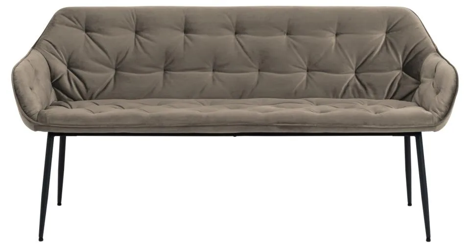 Eetkamerbank Brooke Velvet Beige