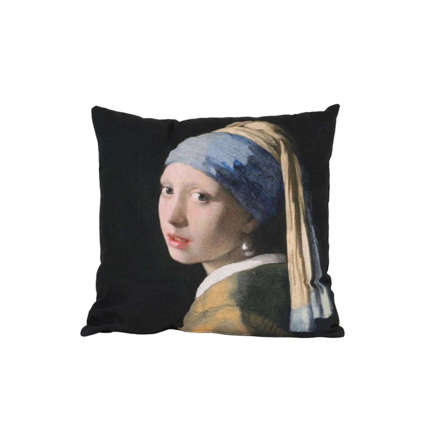 Kussen 45x45 cm Meisje met de parel design