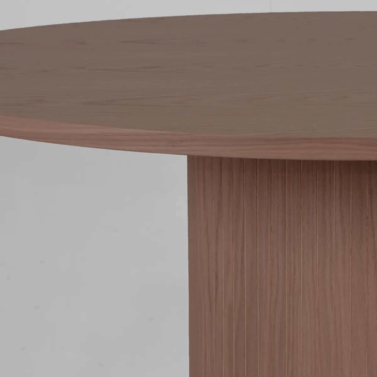 Eettafel Oliva 130x130x75 cm - Walnoot - Eiken