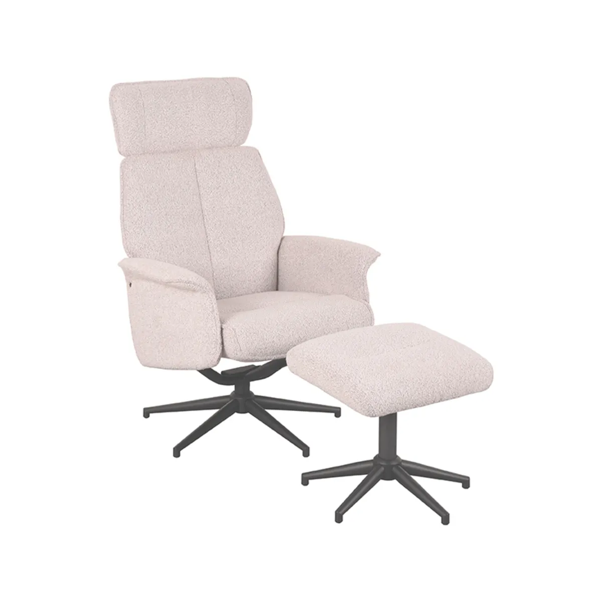 Fauteuil Verdal - Naturel - Boucle