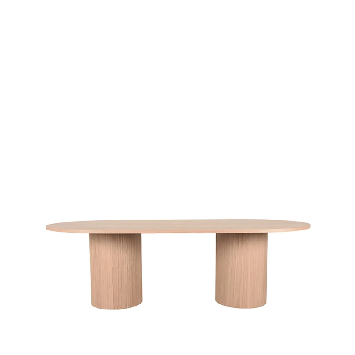 Eettafel Oliva 240x120x75 cm - Naturel - Eiken