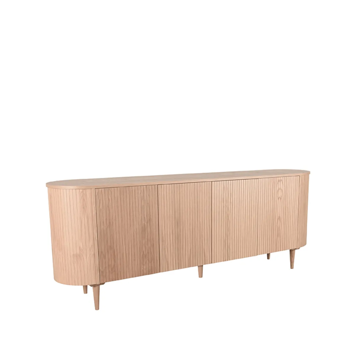 Dressoir Oliva 220x47x85 cm - Naturel - Eiken