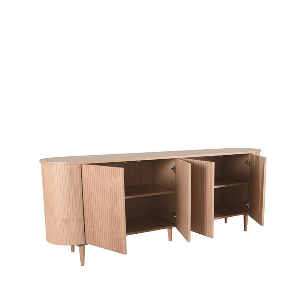 Dressoir Oliva 220x47x85 cm - Naturel - Eiken