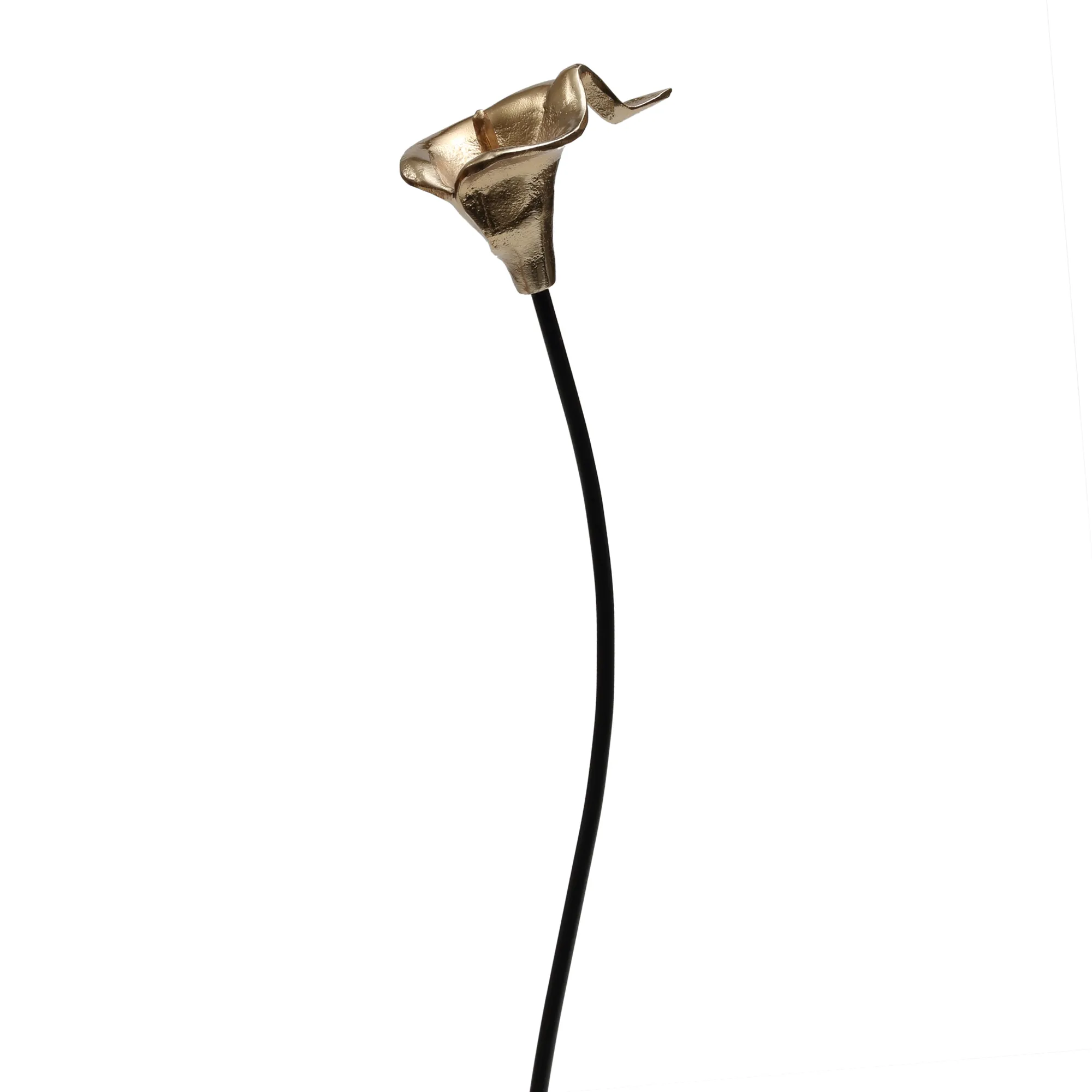 Alu Gold Flower Lily With Iron Stem Wide S