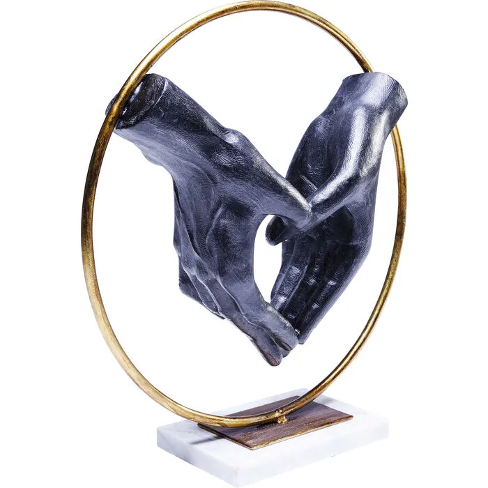 Decofiguur Elements Heart Hand 33,5cm