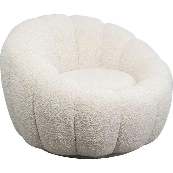 Draaifauteuil Peppo Bloom White