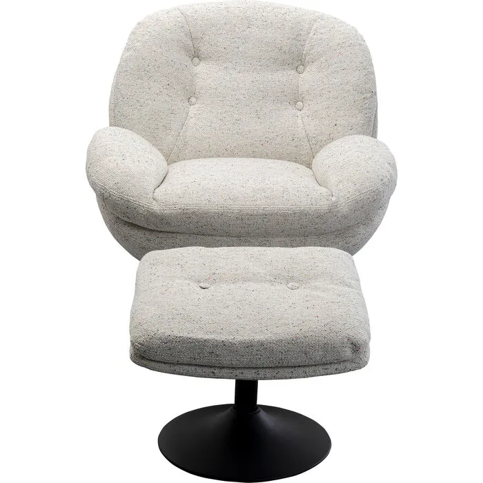 Draaifauteuil + kruk Standford