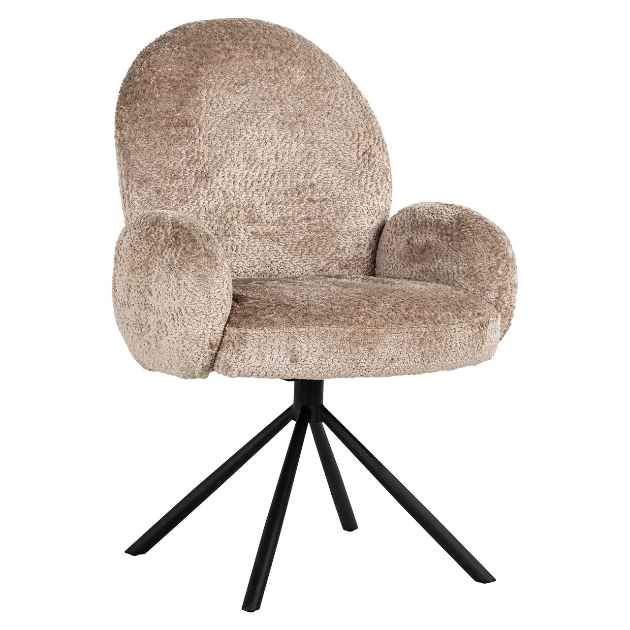 Draaistoel Jolie natural sheep (Sheep 01 natural)